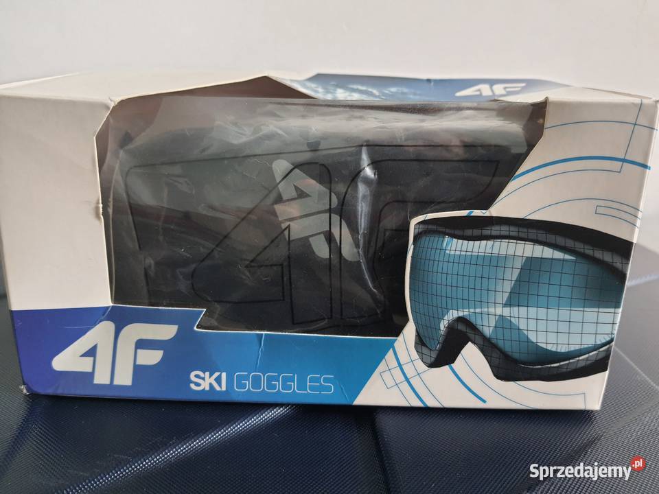 Google narciarskie snowboardowe 4f fioletowo Piaseczno