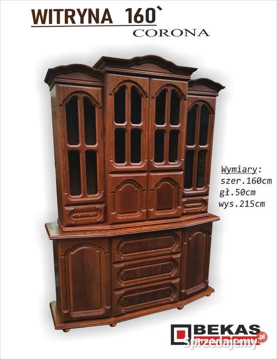 Stylowa śliczna Biblioteczka 123 Witryna Dębowa Katowice