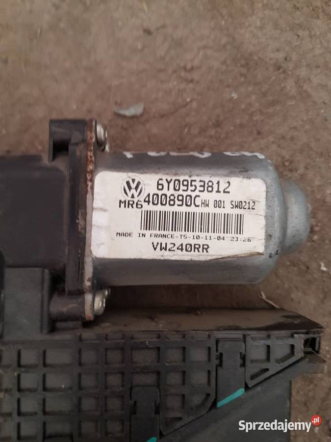 VW POLO 9N MECHANIZM SZYBY PRAWY TYL SILNICZEK Turek
