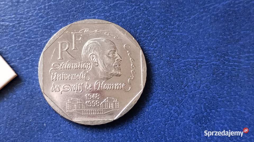 Stare monety 2 frank 1998 Francja Lesko sprzedam