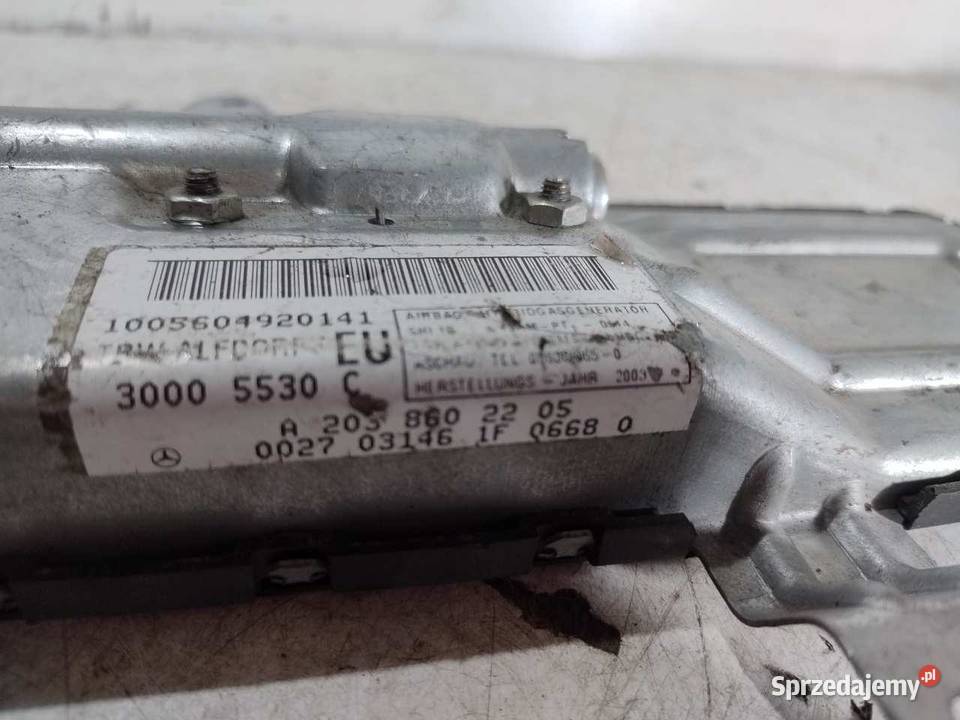 AIRBAG PODUSZKA DRZWI PRAWY PRZÓD W203
