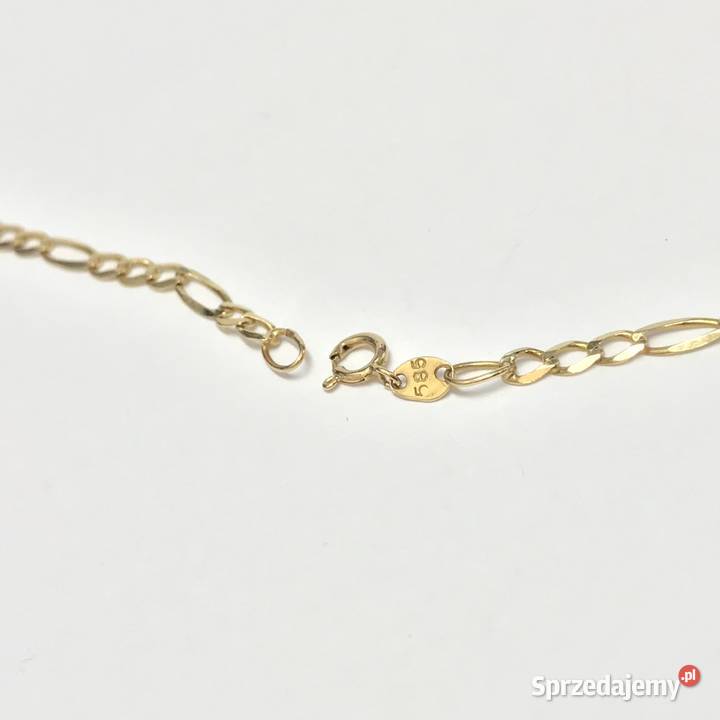 Złoty ŁAŃCUSZEK damski 585 14K cudowny FIGARO 53
