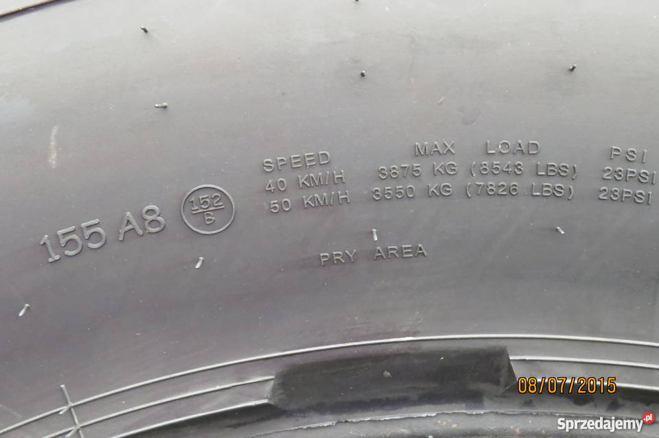 Nowa opona 520 70 R 38 Cultor czeski zamiennik Dębica