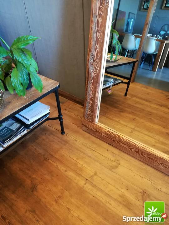 Lustro w ramach ze starego drewna Alldeco Warszawa