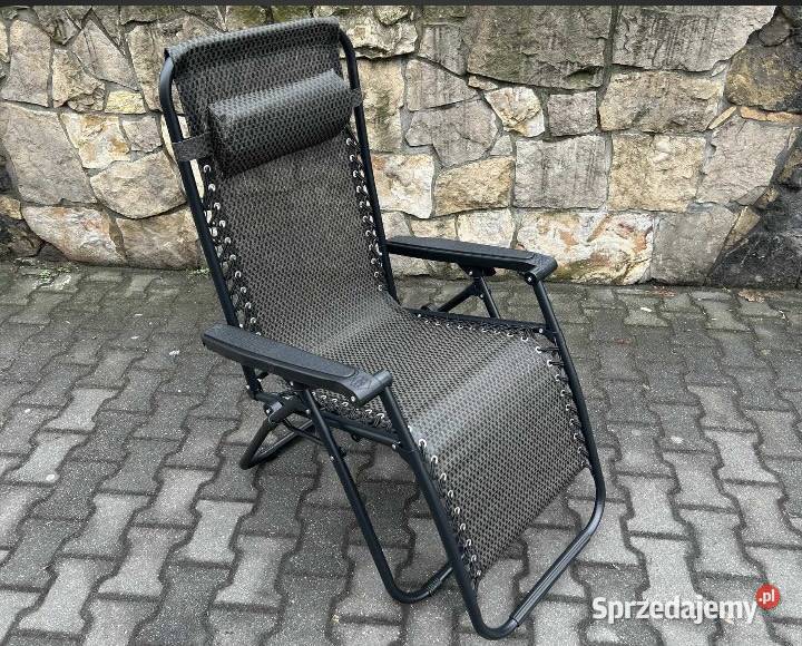 139 Leżak sznurowany z poduszka pod głowę śląskie Zabrze