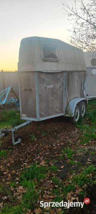 PRZYCZEPA DO PRZEWOZU KONI łódzkie Dobroń sprzedam