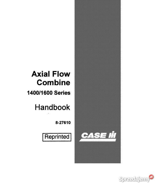 CASE IH 1420 1440 1460 1480 książka ustawień Kielce