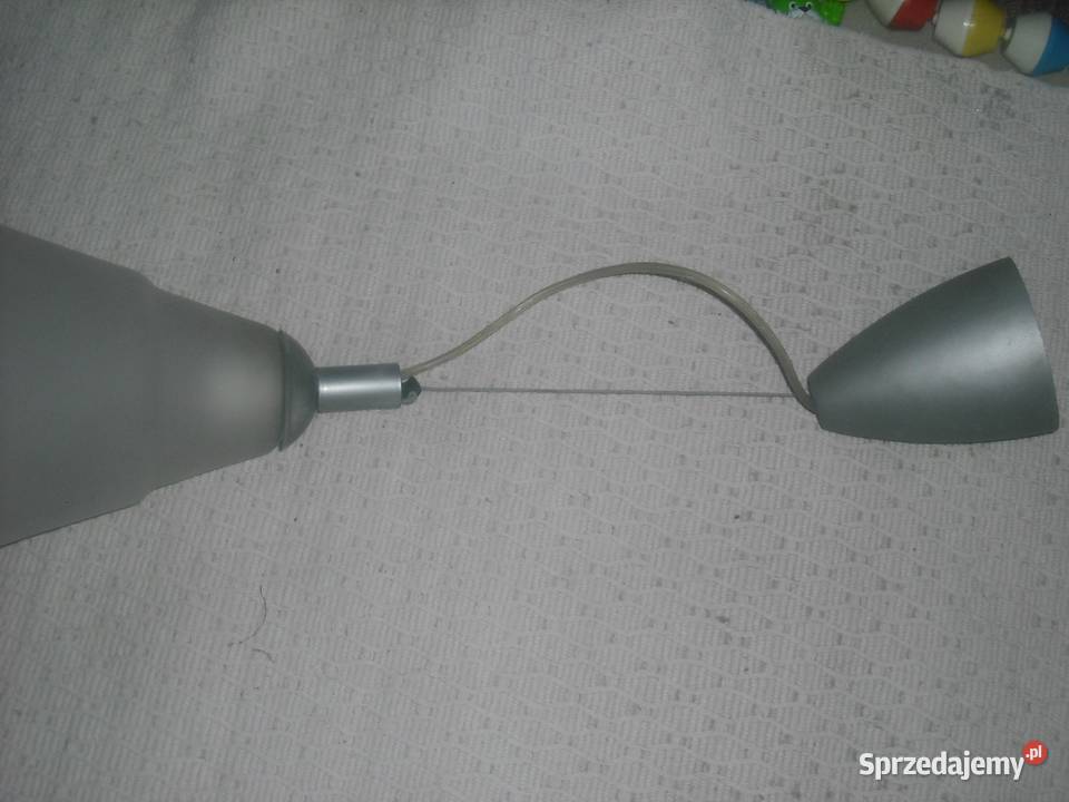 Lampa wisząca szklany klosz Oświetlenie mazowieckie
