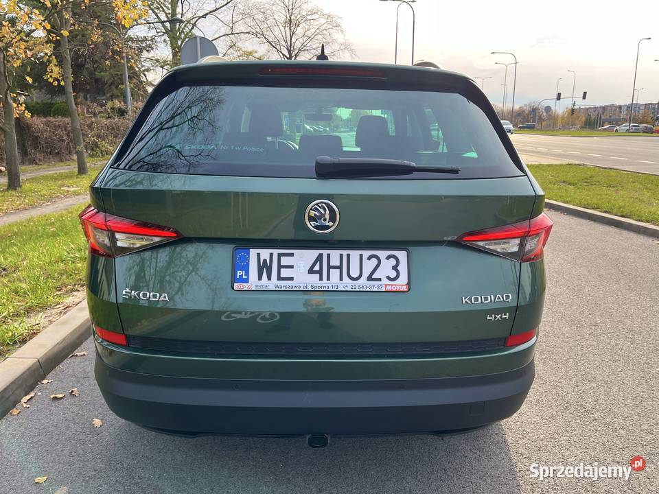 Skoda Kodiaq FV VAT23 4x4 190 salon polska klimatyzacja Warszawa