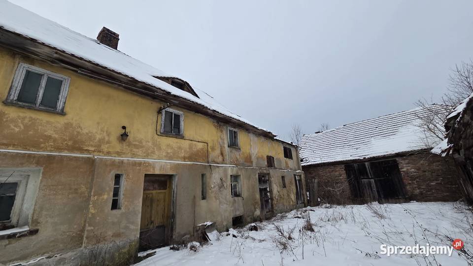 Dom z zabudowaniami gospodarczymi do kapitalnego Henryków Lubański