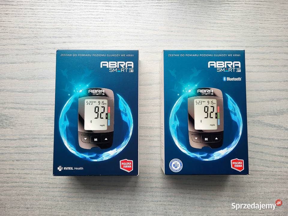 Glukometr ABRA Smart BT Bluetooth Całkiem Nowy Urządzenia Piotrków Trybunalski