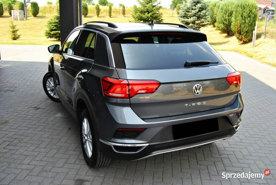 Volkswagen TRoc APP CONNECT LEDY Grzane fotele wielofunkcyjna kierownica Modliborzyce