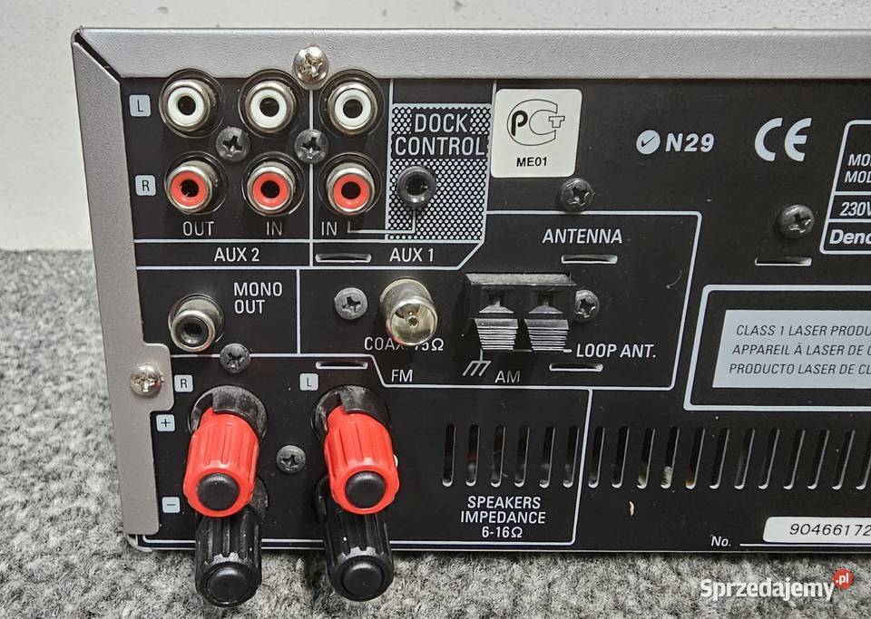Radio Amplituner stereo Denon RCDM37 kolumny JVC Kraków