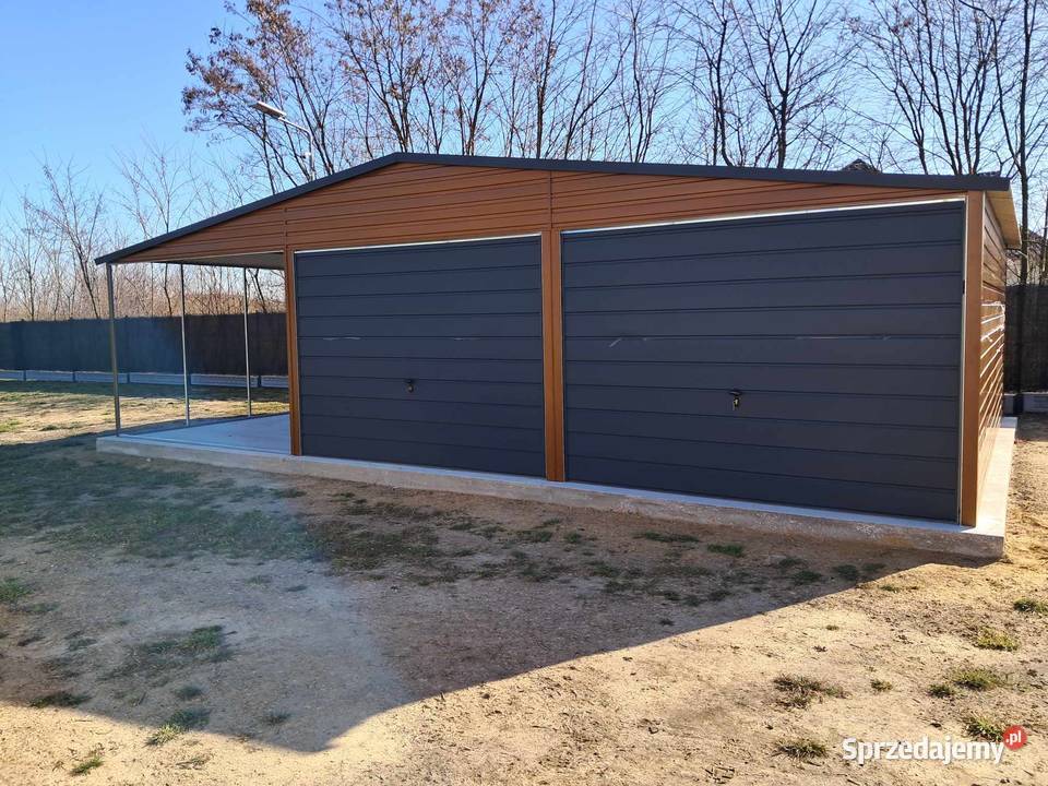 Garaż blaszany wiata Wzmocniony PROFILAMI Zielona Góra