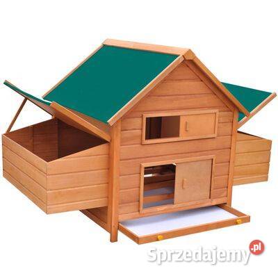 vidaXL Kurnik drewniany 157 x 97 x 110 SKU170410 mazowieckie Warszawa sprzedam