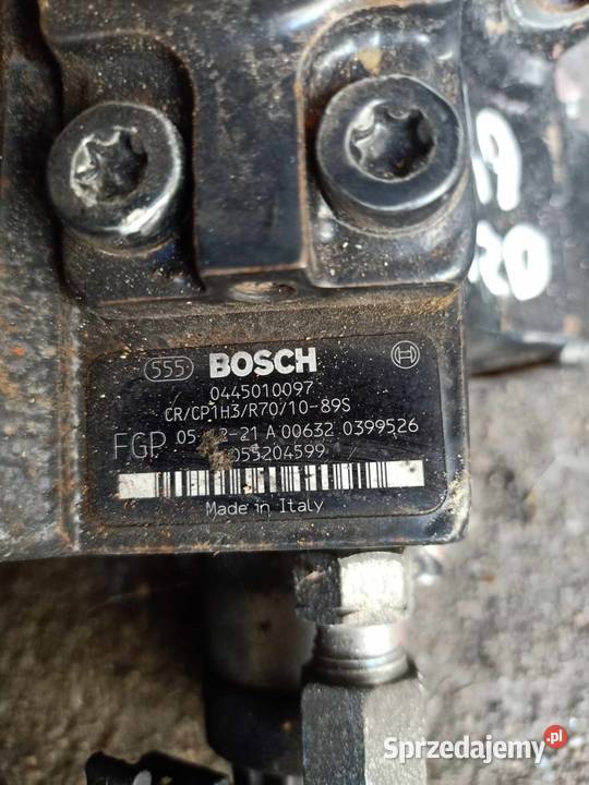 Pompa wysokiego ciśnienia Opel 19 diesel Części Bydgoszcz sprzedam