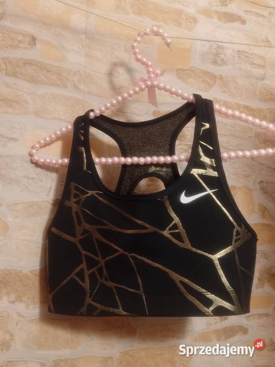 42XL NIKE Dwustronny czarno złoty top fitness z Kraków