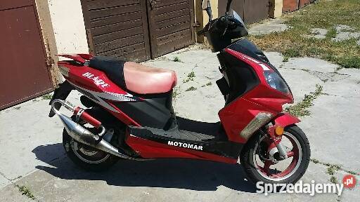 Okazja Sprzedam skuter MOTOMAR BLADE 50 3 4suw elektryczny starter Pozostałe Konin