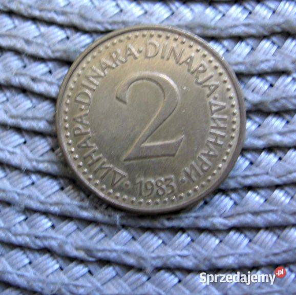 Jugosławia 2 Dinary 1983r Kalisz