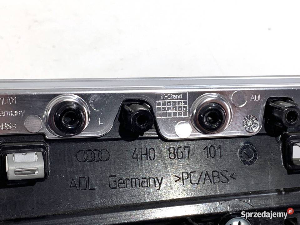 LISTWA DEKOR DRZWI PRZÓD LEWY AUDI A8 D4 Części samochodowe