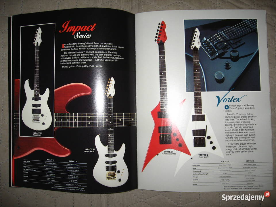 Peavey Fretted Instruments katalog gitar pomorskie Kępice
