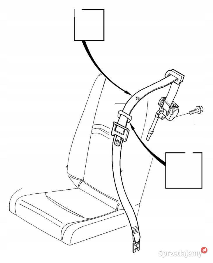 VOLVO XC70 XC90 klips pasa bezpieczenstwa OE Bielany Wrocławskie