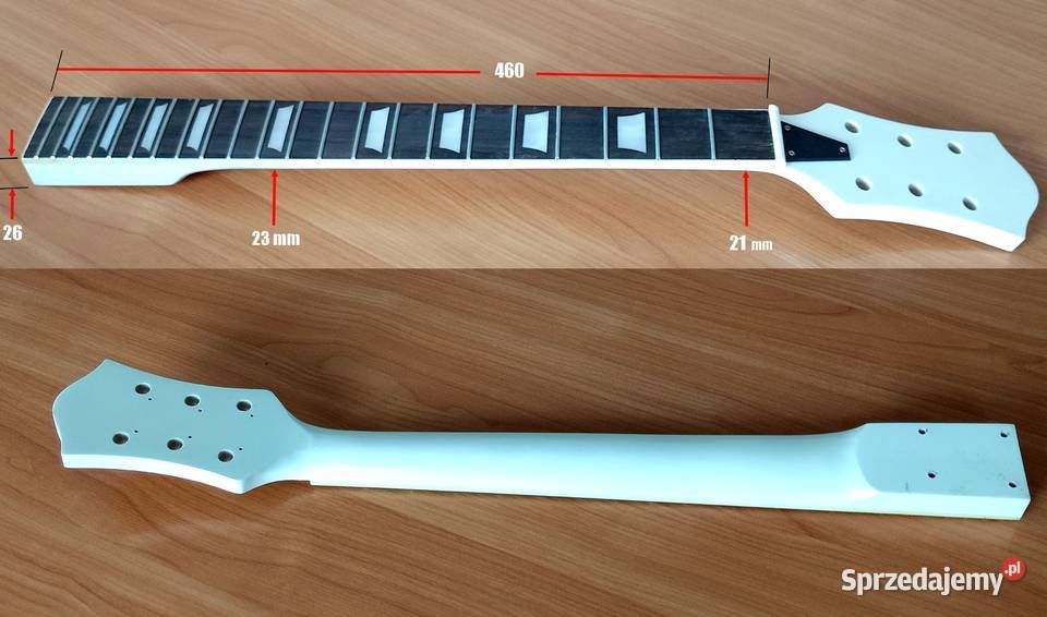 Gryf do gitary styl Gibson white Szczecin