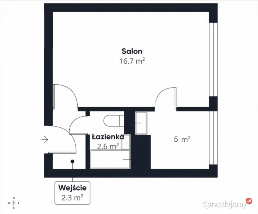 Kawalerka z widokiem prywatnie winda media 27m2 Wrocław