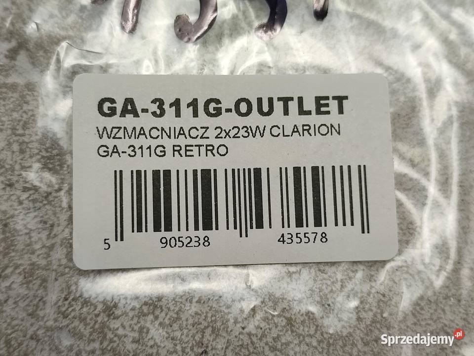 WZMACNIACZ ANTENY CLARION 2x23W GA311G RETRO