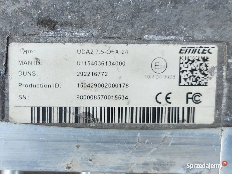 MAN 81154036134000 Pompa Adblue modul Euro 6 TGX ciężarowe