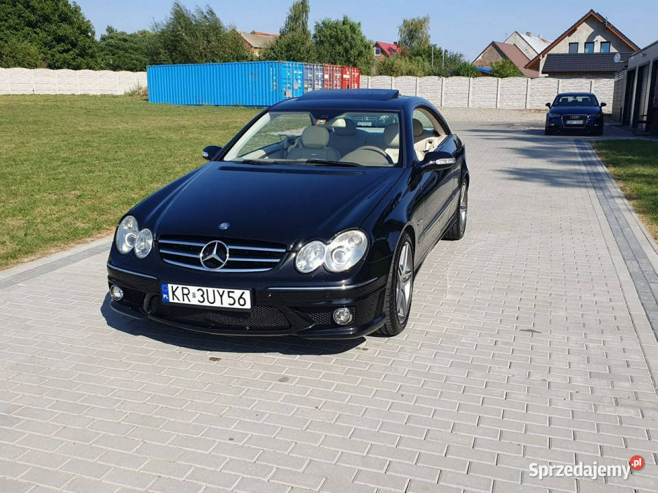Mercedes CLK 63 AMG 63 AMG Rarytas Idealny Stan elektrycznie ustawiane fotele Strobice