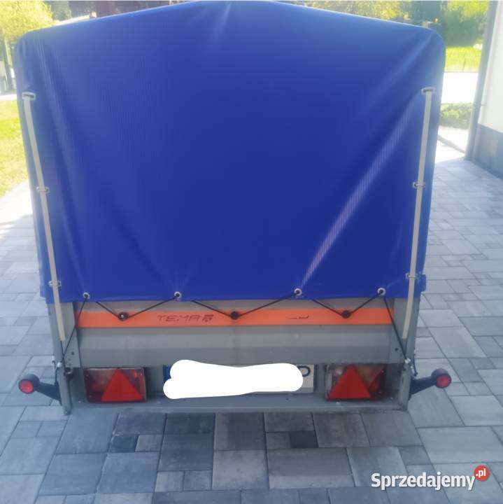 Tema 2360 przyczepka przyczepa Nowa plandeka towarowe małopolskie Krzeszowice sprzedam