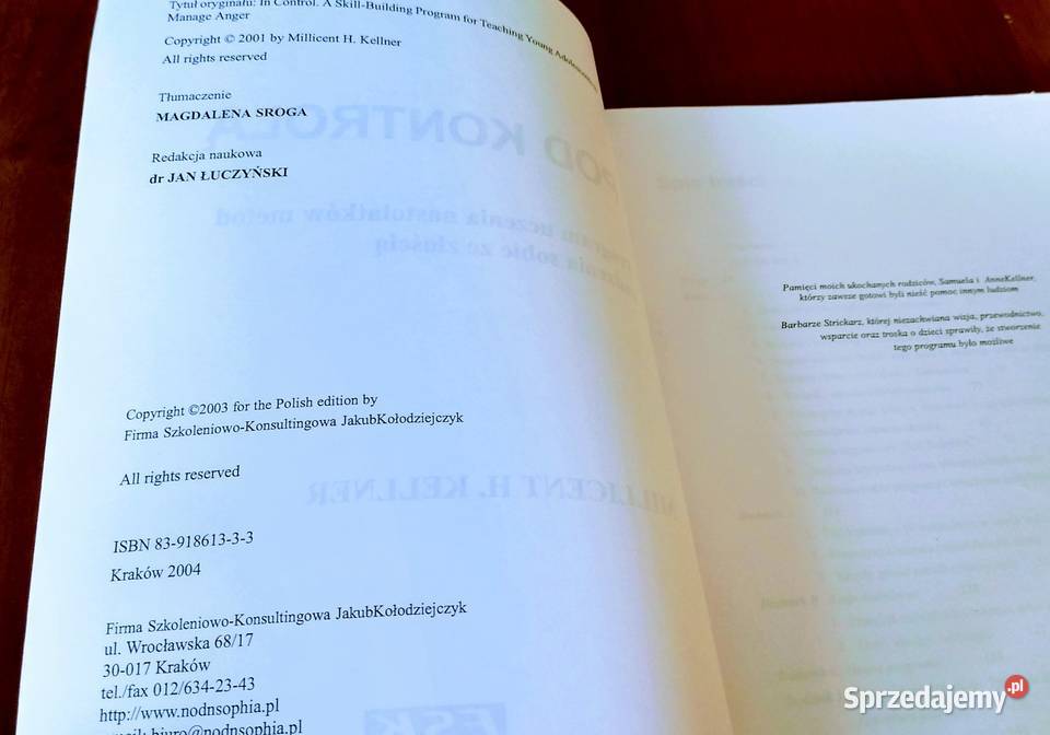 Pod kontrolą program uczenia nastolatków metod