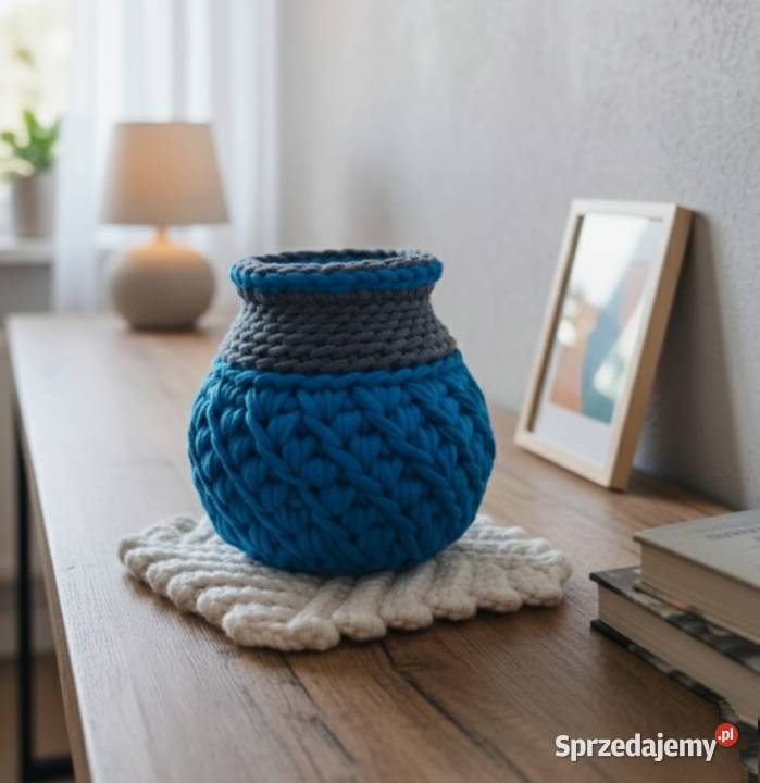 Wazon dekoracyjny crochet z dywanem ręcznie Piotrków Trybunalski