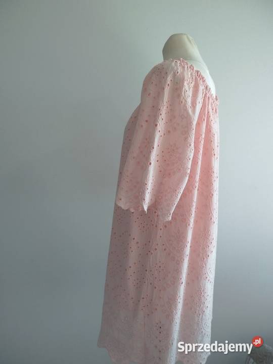 Sukienka Ażurowa Trapezowa Bawełniana Włoska Spódnice i sukienki Łomża