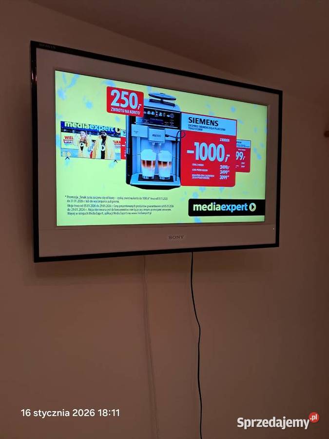 TV Sony 32 z podświetlanym tyłem zachodniopomorskie Szczecin