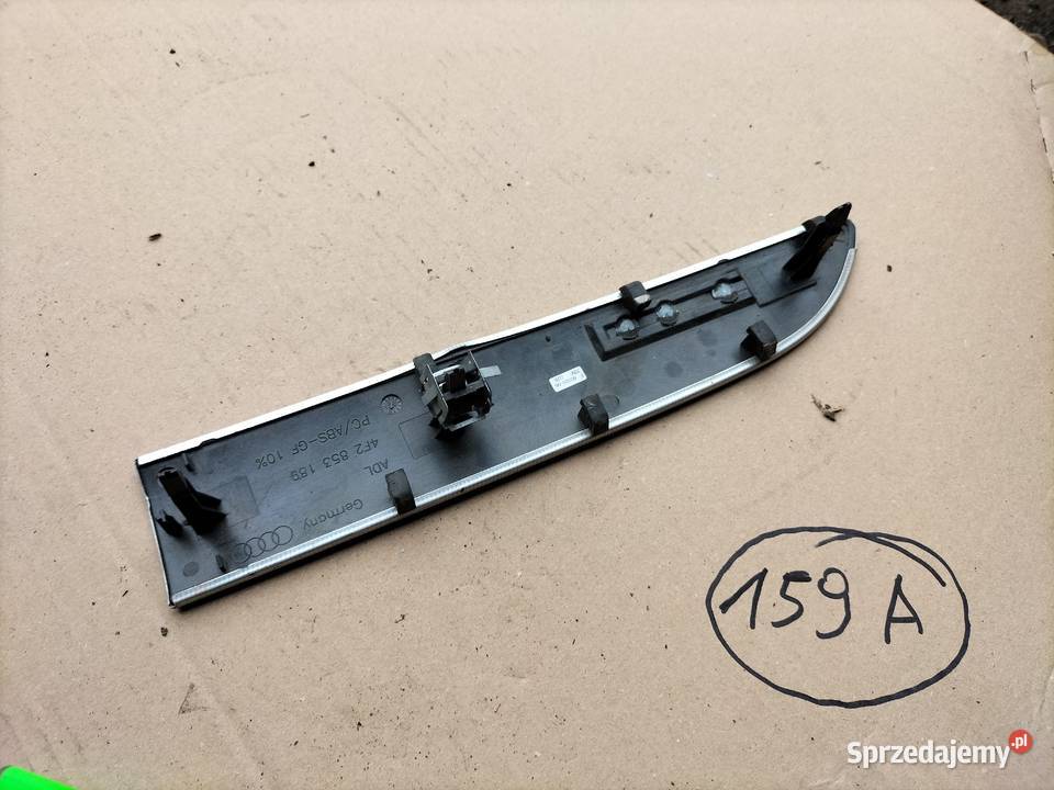 LISTWA OZDOBNA DESKI ROZDZIELCZEJ AUDI A6 C6 osobowe Osłony i zaślepki Kamień-Kolonia