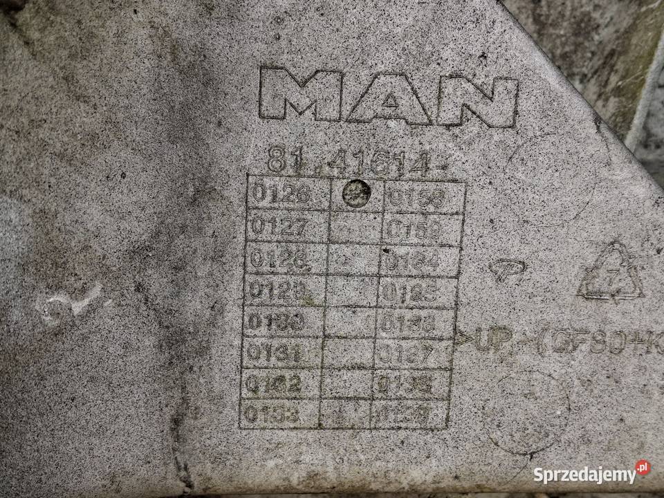 MAN TGL TGM TG3 20 ZDERZAK PRZÓD PRZEDNI Bieleń