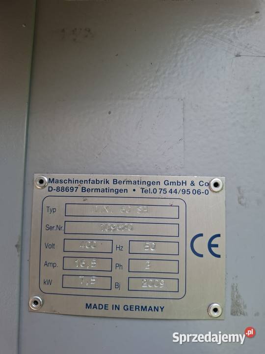 Belownica prasa do foli tworzyw tektury