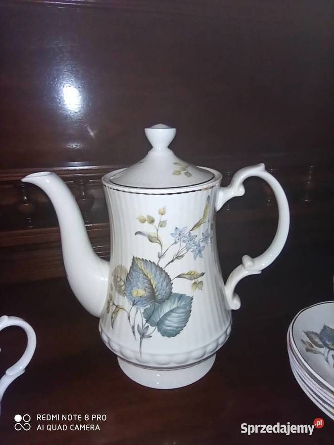 Filiżanka Mayfair Pottery Made in England Biała Gdańsk