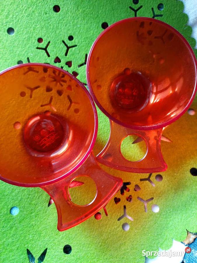 Miseczki tworzywo Ikea czerwone 2 Nowe Wrocław