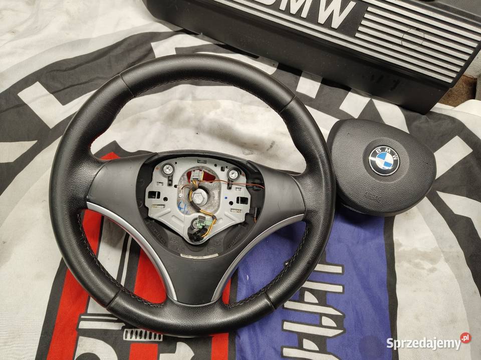 Bmw e87 e90 kierownica poduszka kompletna osobowe Aleksandrów Łódzki