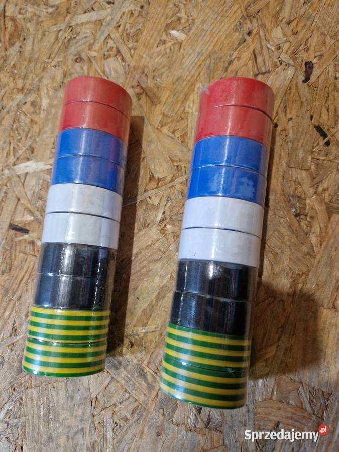 Taśma izolacyjna kolorowa 19mm x 013mm x 5m Głogowa