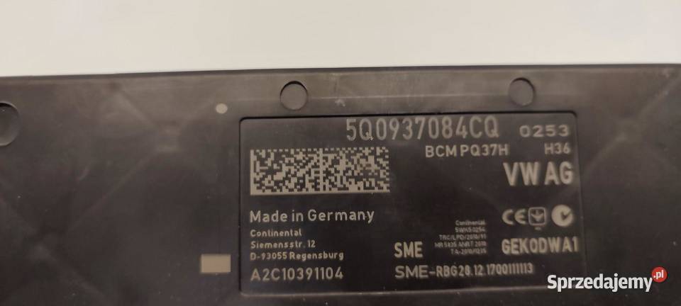 TIGUAN II MODUŁ KOMFORTU 5Q0937084CQ dolnośląskie