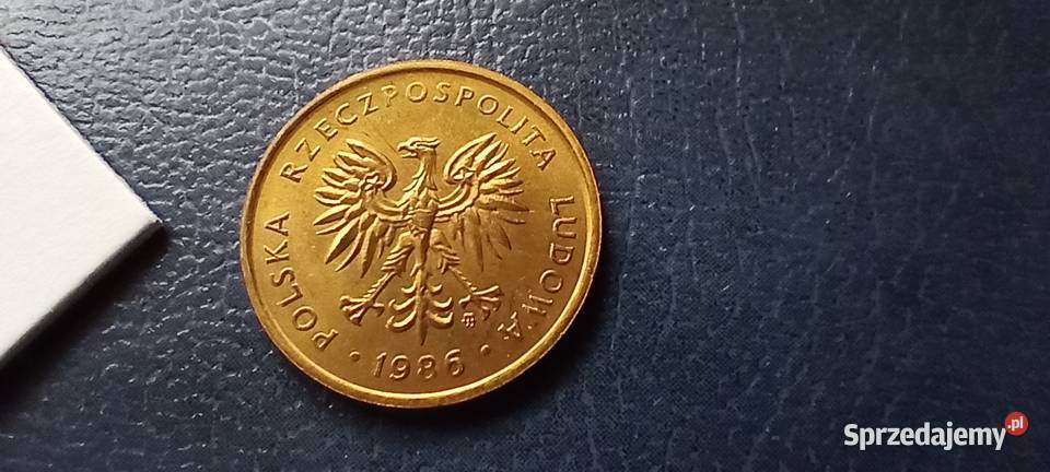 Stare monety 2 złote 1986 PRL Polska cudo Lesko