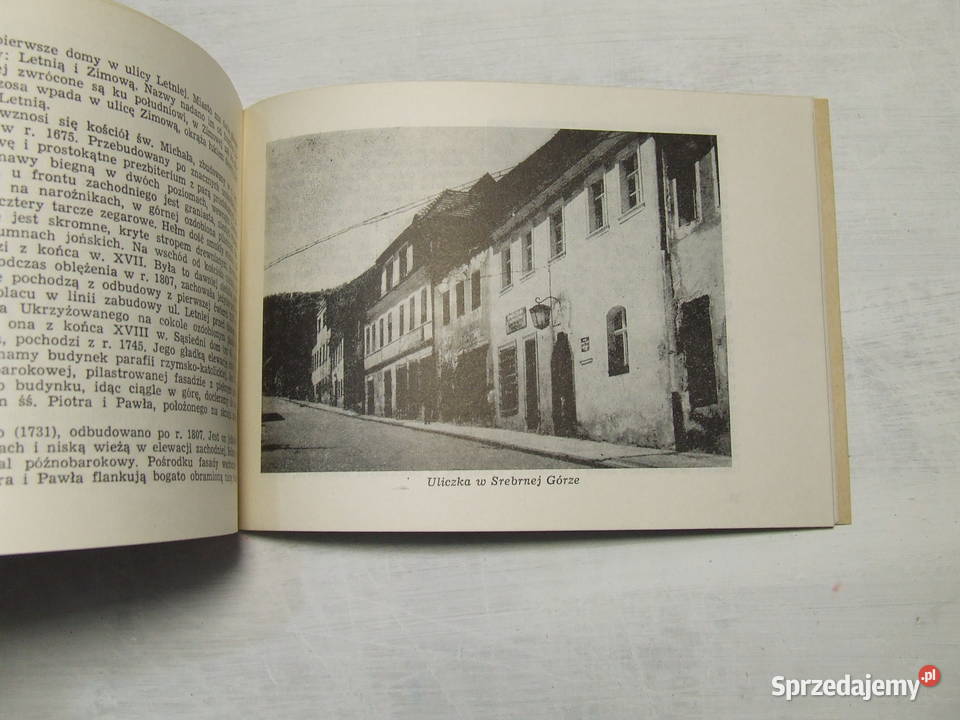 Srebrna Góra folder informator turystyczny PRL Czeladź
