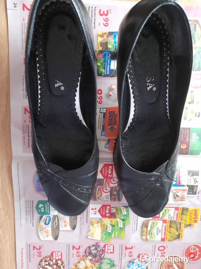 Buty skórzane inna Czółenka