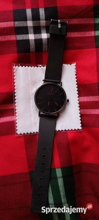 Zegarek czarny Zawory