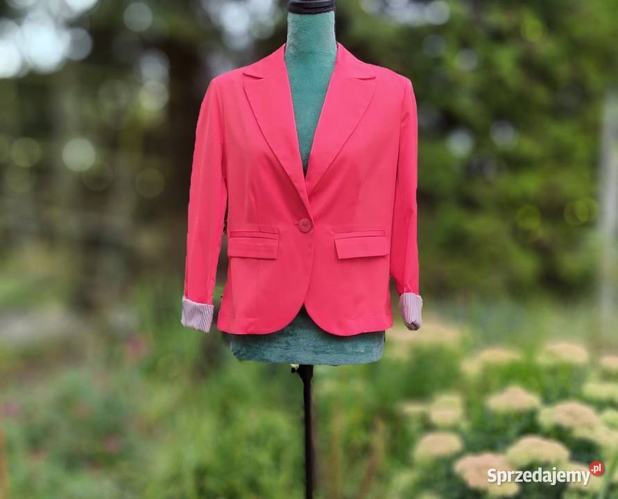 Czerwona marynarka 42 XL żakiet blazer kurtka zachodniopomorskie Szczecin