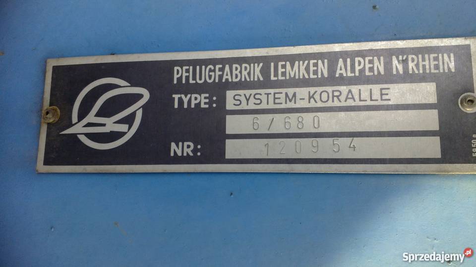 agregat uprawowy lemken 68m raty 05 zamiana kujawsko-pomorskie Probostwo Górne